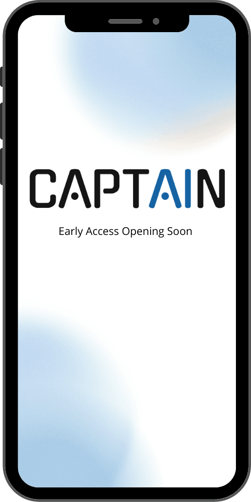 CAPTAIN app interface